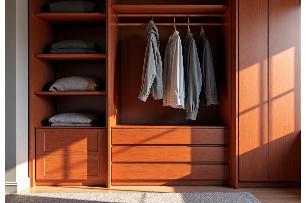 Custom Jarrah Wardrobe
