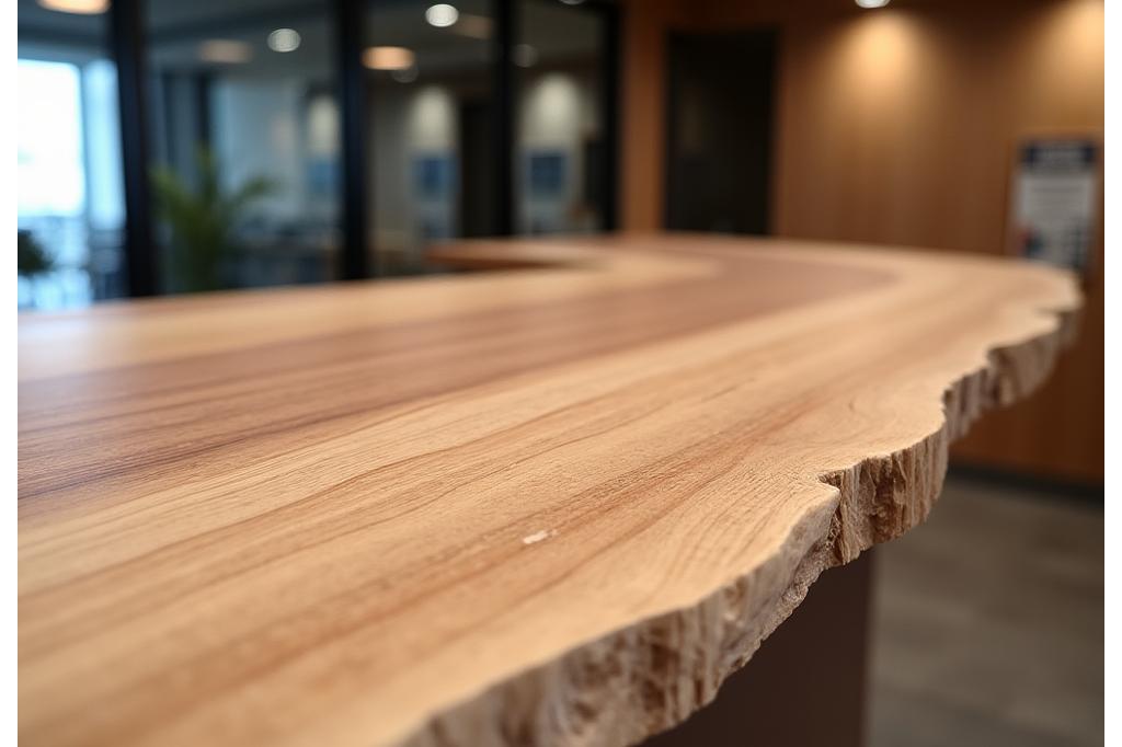 Commercial Eucalypt Reception Desk
